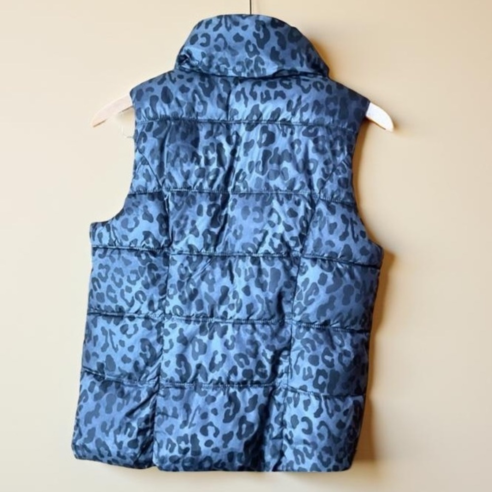 OLD NAVY ADORABLE ANIMAL PRINT PUFFER, THERMAL LINED VEST! SZ S comfy - Picture 6 of 6